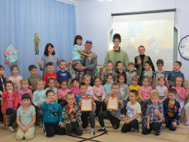 Профориентационное мероприятие в детском садике №4, в городе Туймазы